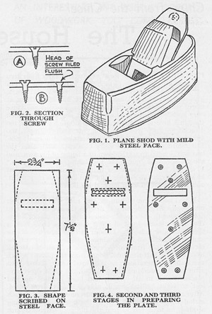 Shodding Your Smoothing Plane With A Steel Sole 